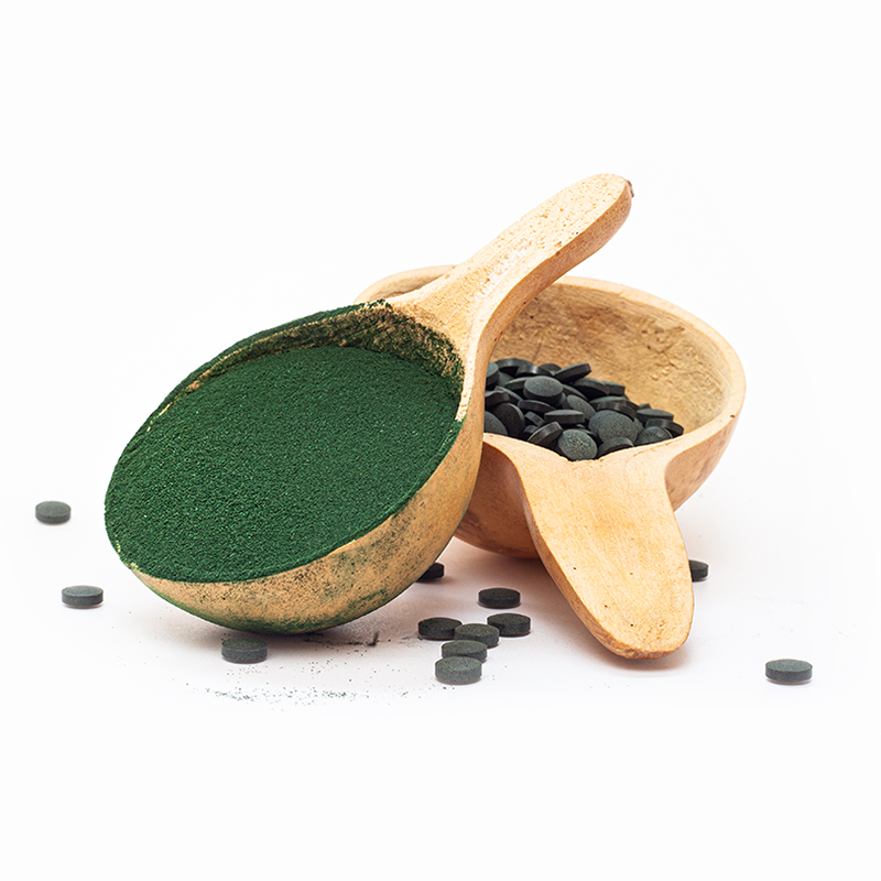 Spiruline poudre et comprimés