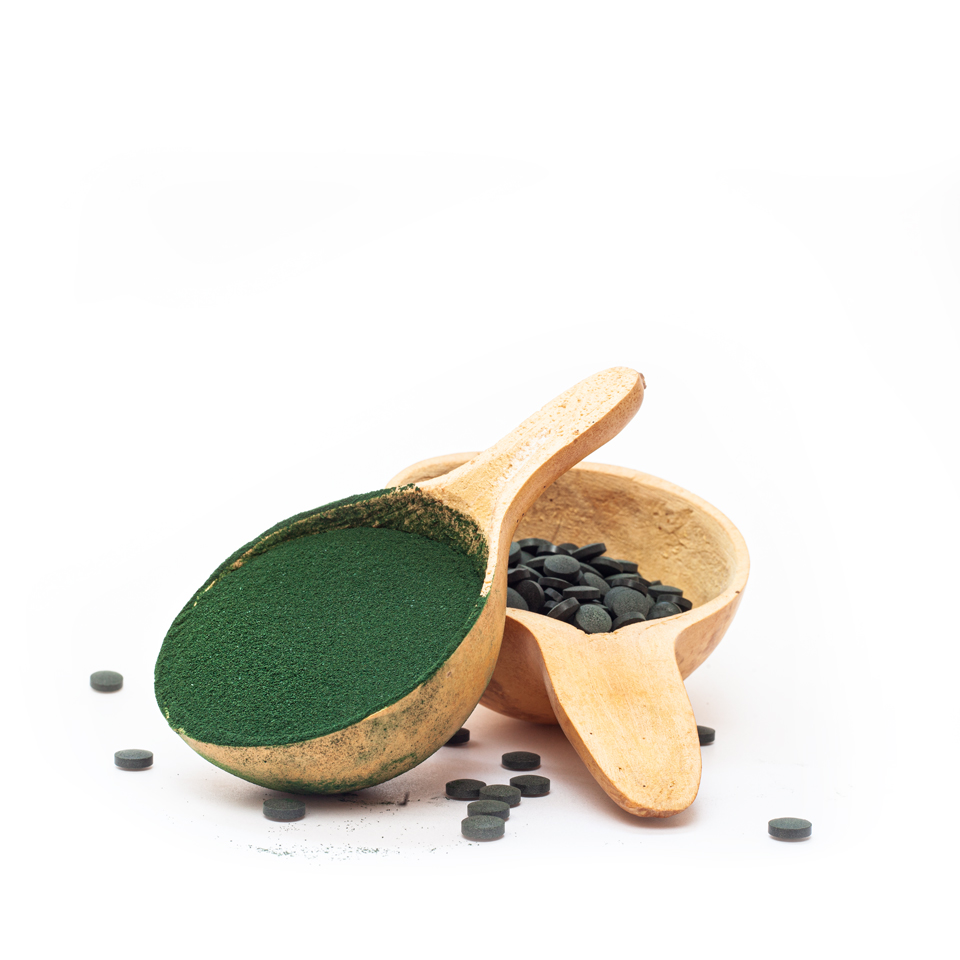 spiruline comprimés et poudre